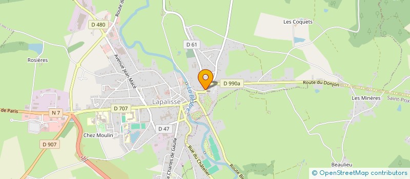 localisation de l'entreprise SARL HALLWASH à LAPALISSE