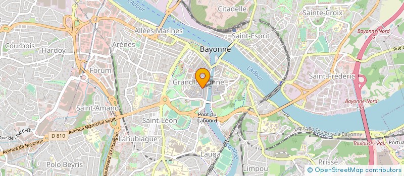 localisation de l'entreprise SARL HAMAIKA BAYONNE à BAYONNE