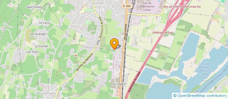 localisation de l'entreprise SARL HAMEAU DES VIGNES  LIMAS