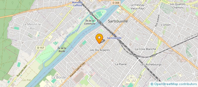 localisation de l'entreprise SARL HAMILTON  SARTROUVILLE
