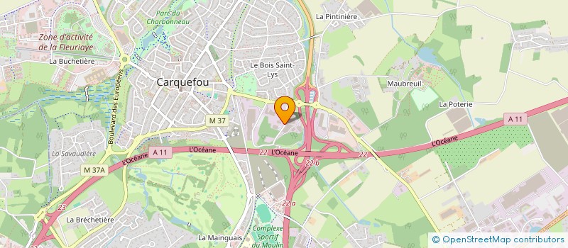 localisation de l'entreprise SARL HAMON  CARQUEFOU