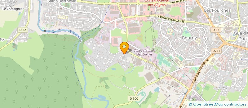 localisation de l'entreprise SARL HAMSI CARRELAGE  SAINT-BERTHEVIN