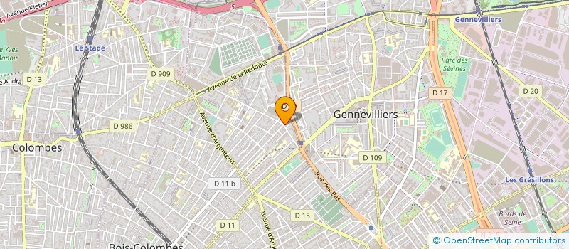 localisation de l'entreprise SARL HAMZA à ASNIERES-SUR-SEINE