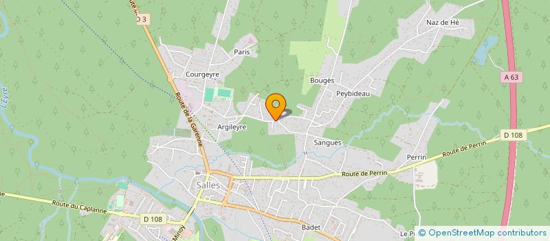 localisation de l'entreprise SARL HANIQUAUT BARDOU à SALLES