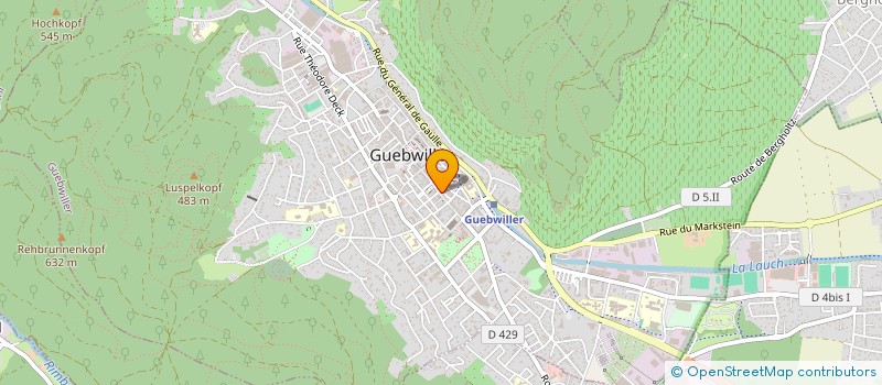 localisation de l'entreprise SARL HANSI à GUEBWILLER