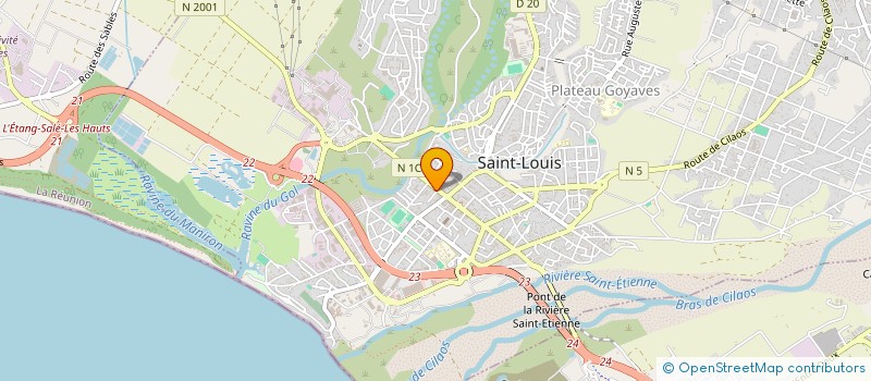 localisation de l'entreprise SARL HAPPY BAZAR à SAINT-LOUIS