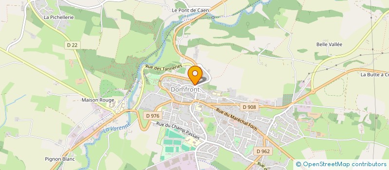 localisation de l'entreprise SARL HAPPY HOURS à DOMFRONT-EN-POIRAIE