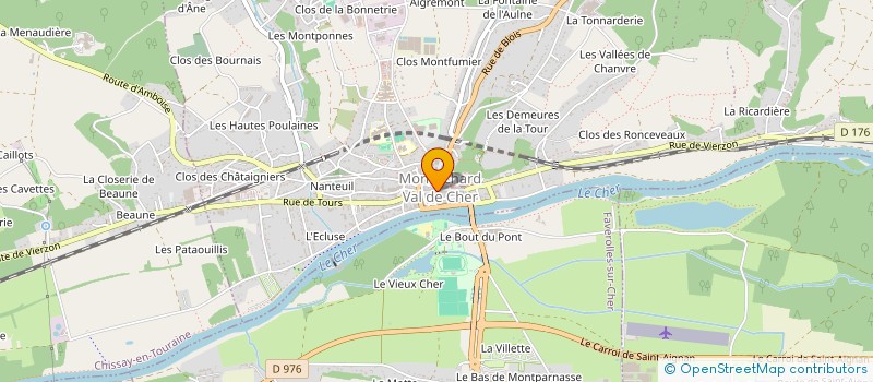 localisation de l'entreprise SARL HAQUIN à MONTRICHARD-VAL-DE-CHER