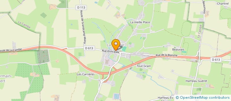 localisation de l'entreprise SARL HARAS DE BETHUNE à GEFOSSE-FONTENAY