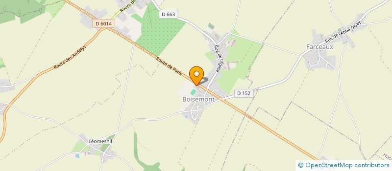 localisation de l'entreprise SARL HARAS DE BOISEMONT  FRENELLES-EN-VEXIN