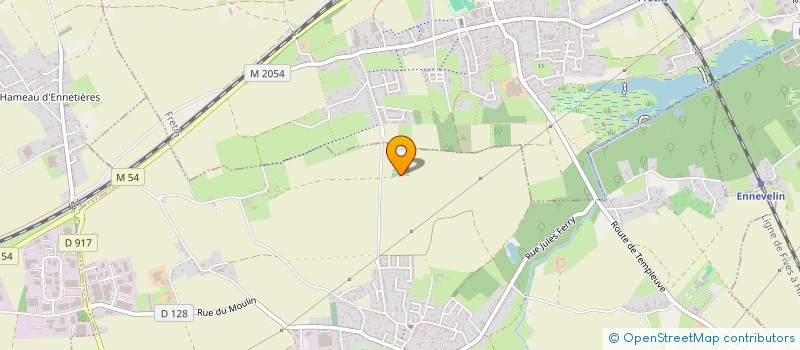 localisation de l'entreprise SARL HARAS DU LANNOY  ENNEVELIN