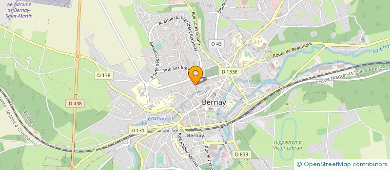 localisation de l'entreprise SARL HARDOUIN à BERNAY