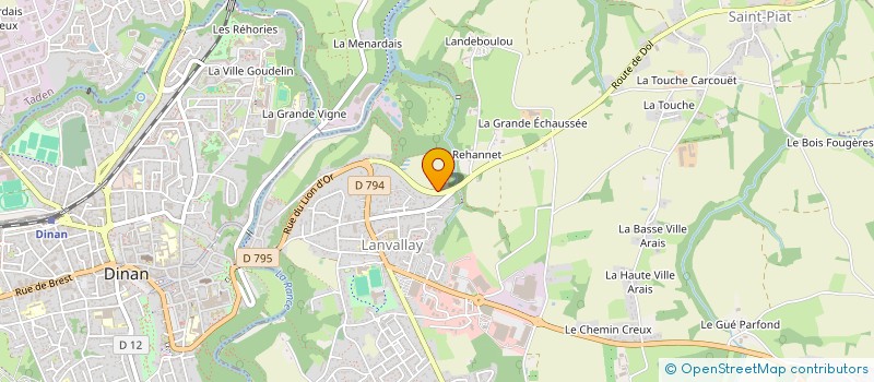 localisation de l'entreprise SARL HARDY à LANVALLAY