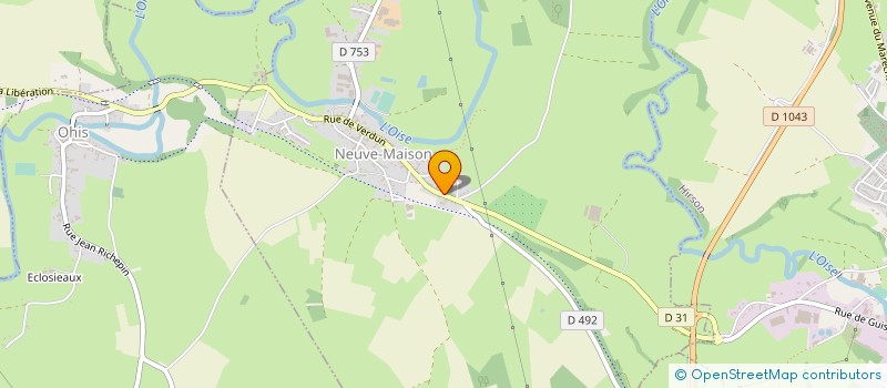 localisation de l'entreprise SARL HARDY FRANTZ  HIRSON