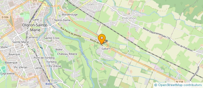 localisation de l'entreprise SARL HARLEAUX PARCS ET JARDINS à OLORON-SAINTE-MARIE