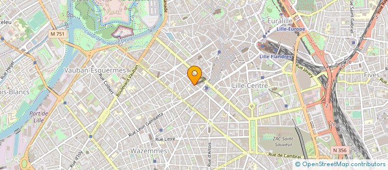 localisation de l'entreprise SARL HARMONIA à LILLE