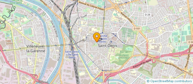 localisation de l'entreprise SARL HARMONIE FINITIONS  SAINT-DENIS