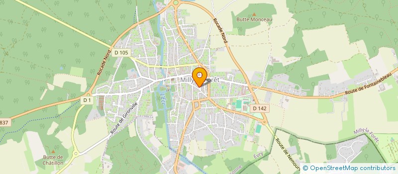 localisation de l'entreprise SARL HARMONY'S  MILLY-LA-FORET