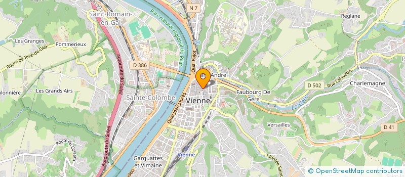 localisation de l'entreprise SARL HATAYAN UNITE GESTION OPTIMISATION à VIENNE