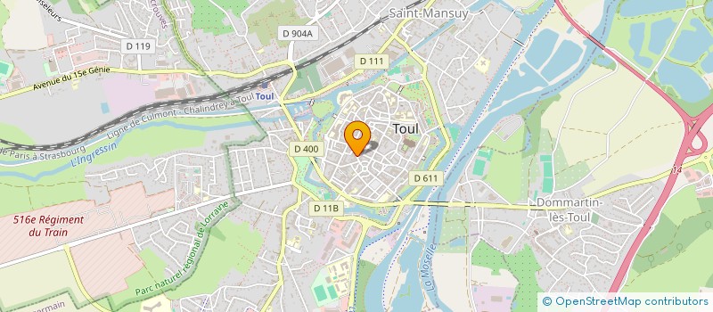 localisation de l'entreprise SARL HATIER  TOUL