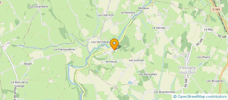 localisation de l'entreprise SARL HATON THIVEND à SAINT-IGNY-DE-VERS