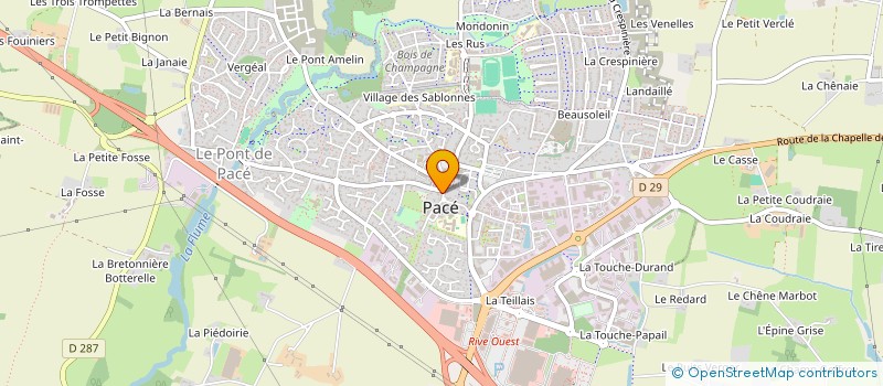 localisation de l'entreprise SARL HAUTE BERTHAULT  PACE