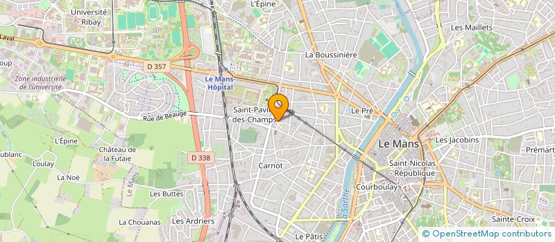 localisation de l'entreprise SARL HAUTE TECHNOLOGIE SERVICE à LE MANS