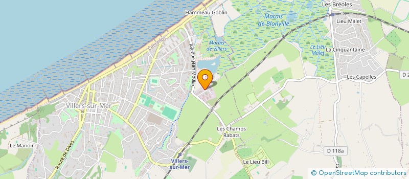 localisation de l'entreprise SARL HAUTTEMENT BEAUMONT  VILLERS-SUR-MER