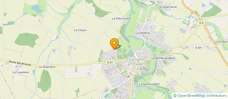 localisation de l'entreprise SARL HB.T  CHAVAGNES-EN-PAILLERS