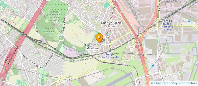 localisation de l'entreprise SARL HB TRANS SERVICE  RUNGIS