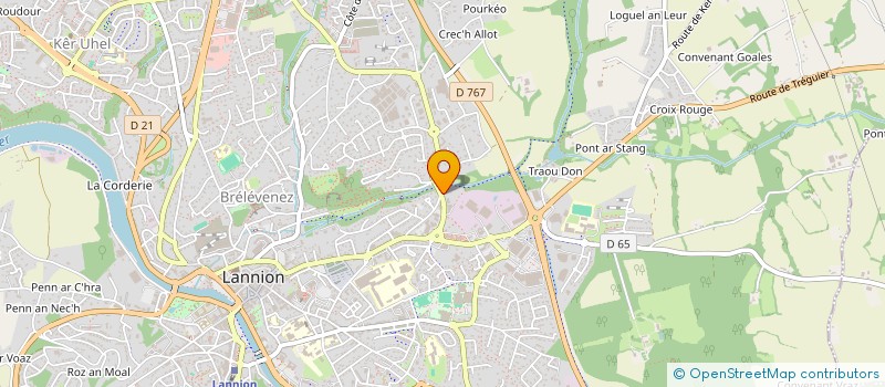 localisation de l'entreprise SARL HBCD à LANNION