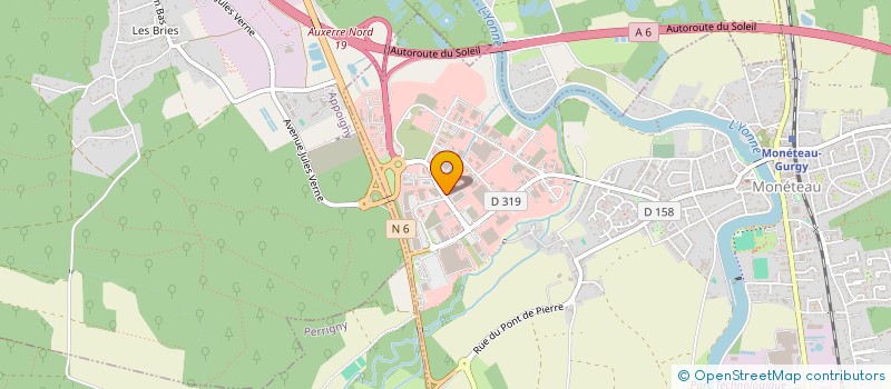 localisation de l'entreprise SARL HBJ à APPOIGNY