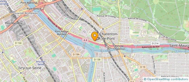 localisation de l'entreprise SARL HBS  CHARENTON-LE-PONT