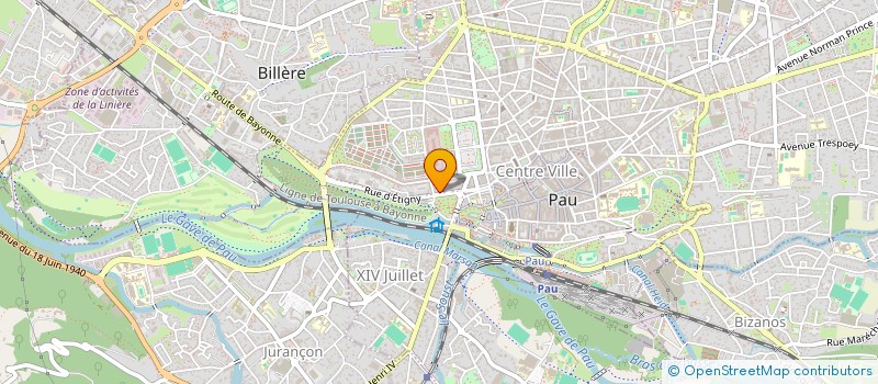 localisation de l'entreprise SARL HC COURTAGE à PAU