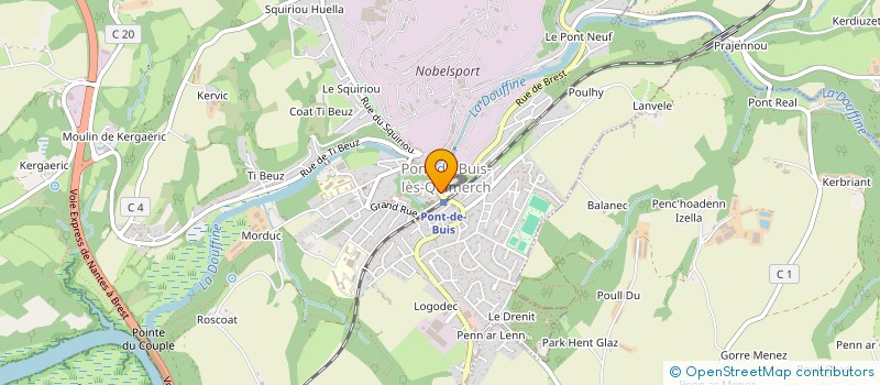 localisation de l'entreprise SARL HCR LE MARLEA  PONT-DE-BUIS-LES-QUIMERCH