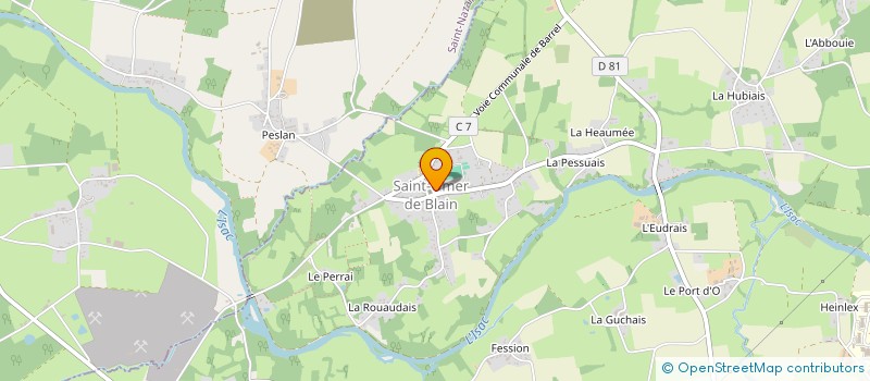 localisation de l'entreprise SARL HD-SECURITE  BLAIN