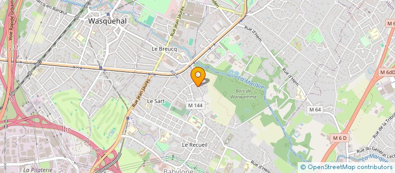 localisation de l'entreprise SARL HDL  VILLENEUVE-D'ASCQ