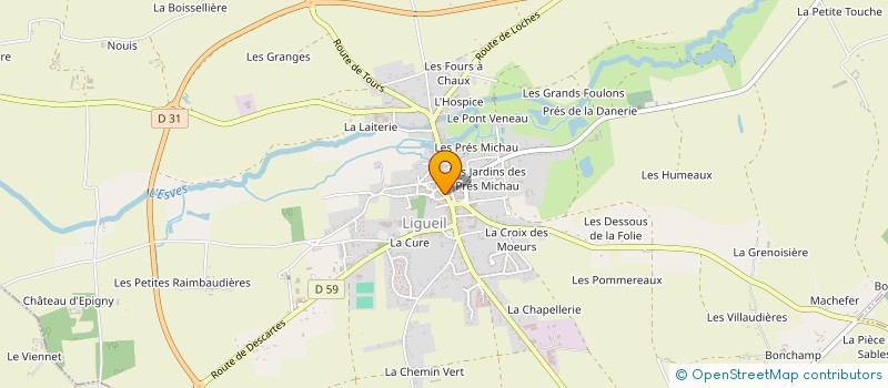 localisation de l'entreprise SARL HEBEA METAMORPHOSE à LIGUEIL