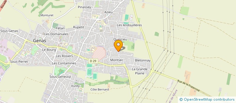 localisation de l'entreprise SARL HEDNA AUTO  GENAS