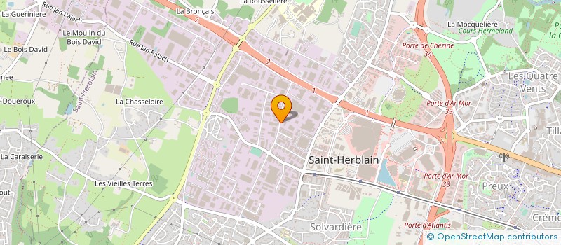 localisation de l'entreprise SARL HEGAGYM  SAINT-HERBLAIN