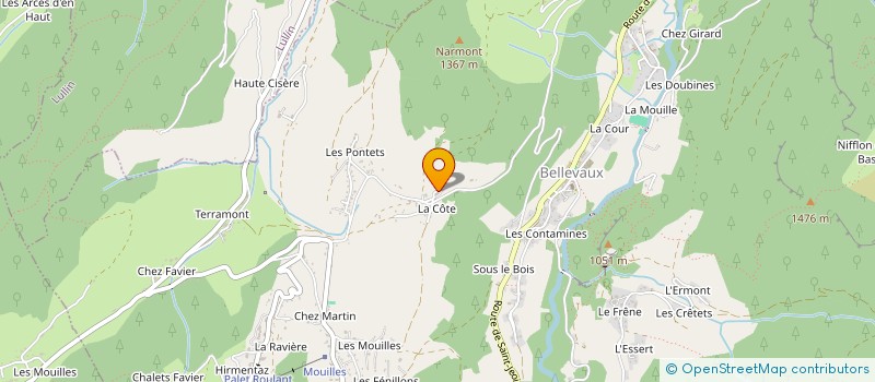 localisation de l'entreprise SARL HEIMAT  BELLEVAUX