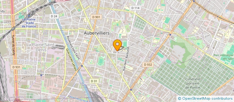 localisation de l'entreprise SARL HELENE à AUBERVILLIERS
