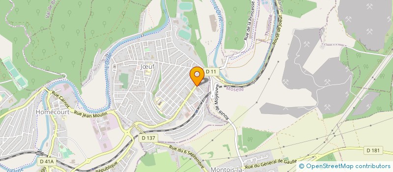 localisation de l'entreprise SARL HELES  JUF