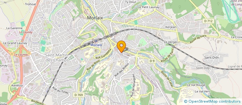 localisation de l'entreprise SARL HELGEO à MORLAIX
