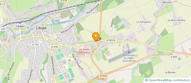 localisation de l'entreprise SARL HELI BOCAGE à SAINT-SULPICE-SUR-RISLE