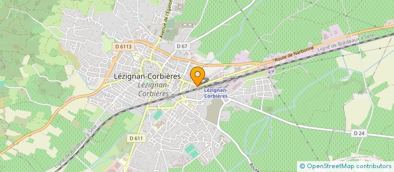 localisation de l'entreprise SARL HELINEO à LEZIGNAN-CORBIERES