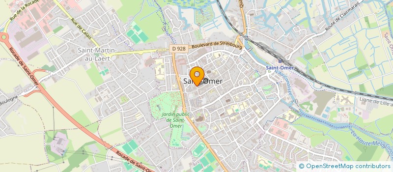 localisation de l'entreprise SARL HELIOPLANS  SAINT-OMER