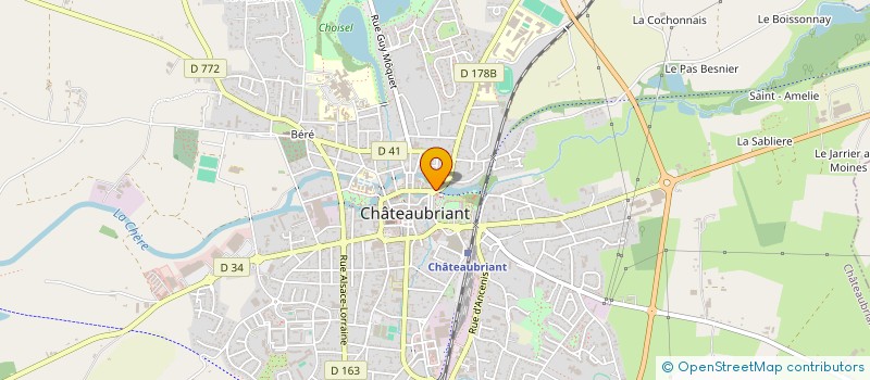 localisation de l'entreprise SARL HELIOS à CHATEAUBRIANT