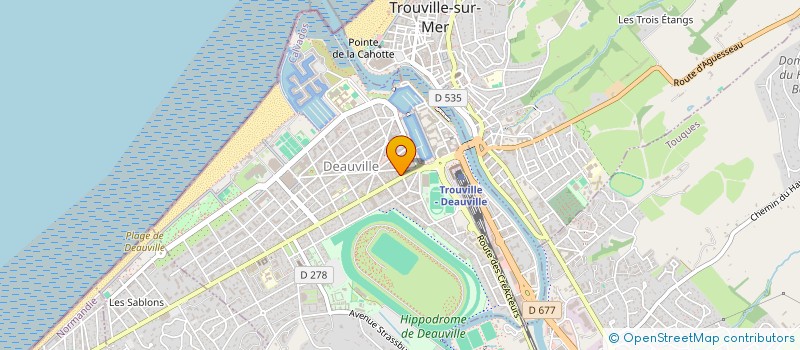 localisation de l'entreprise SARL HELIOS à DEAUVILLE