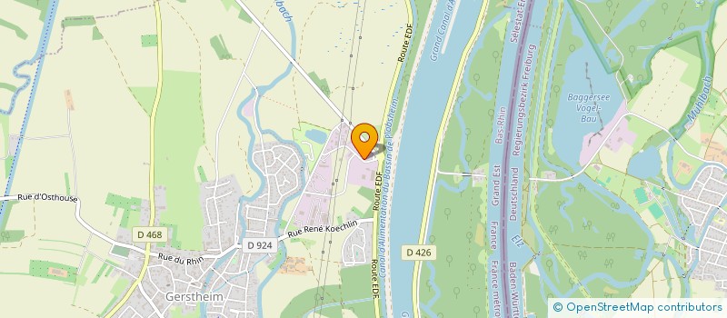 localisation de l'entreprise SARL HELIUM  GERSTHEIM